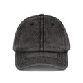 Vintage Embroidered Cap — "Coffee & Coughy" Distressed Baseball Hat