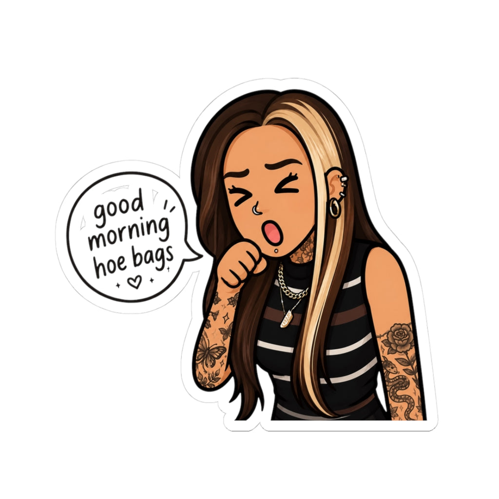Good Morning KASSHOLE Stickers