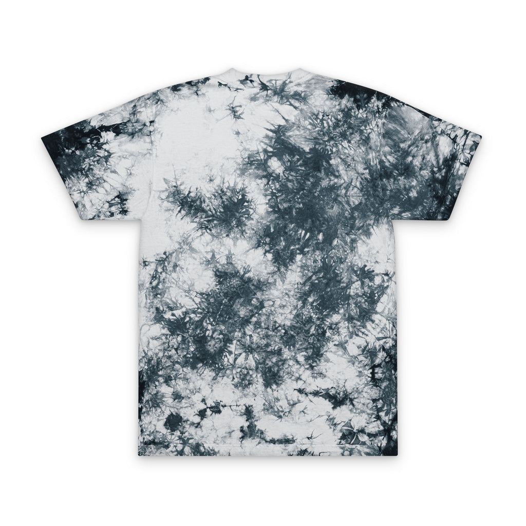 Tie-Dye Spiral Tee — "Don't Talk to Me Until I Had My Caffeine and Green" Embroidered Oversized T-Shirt