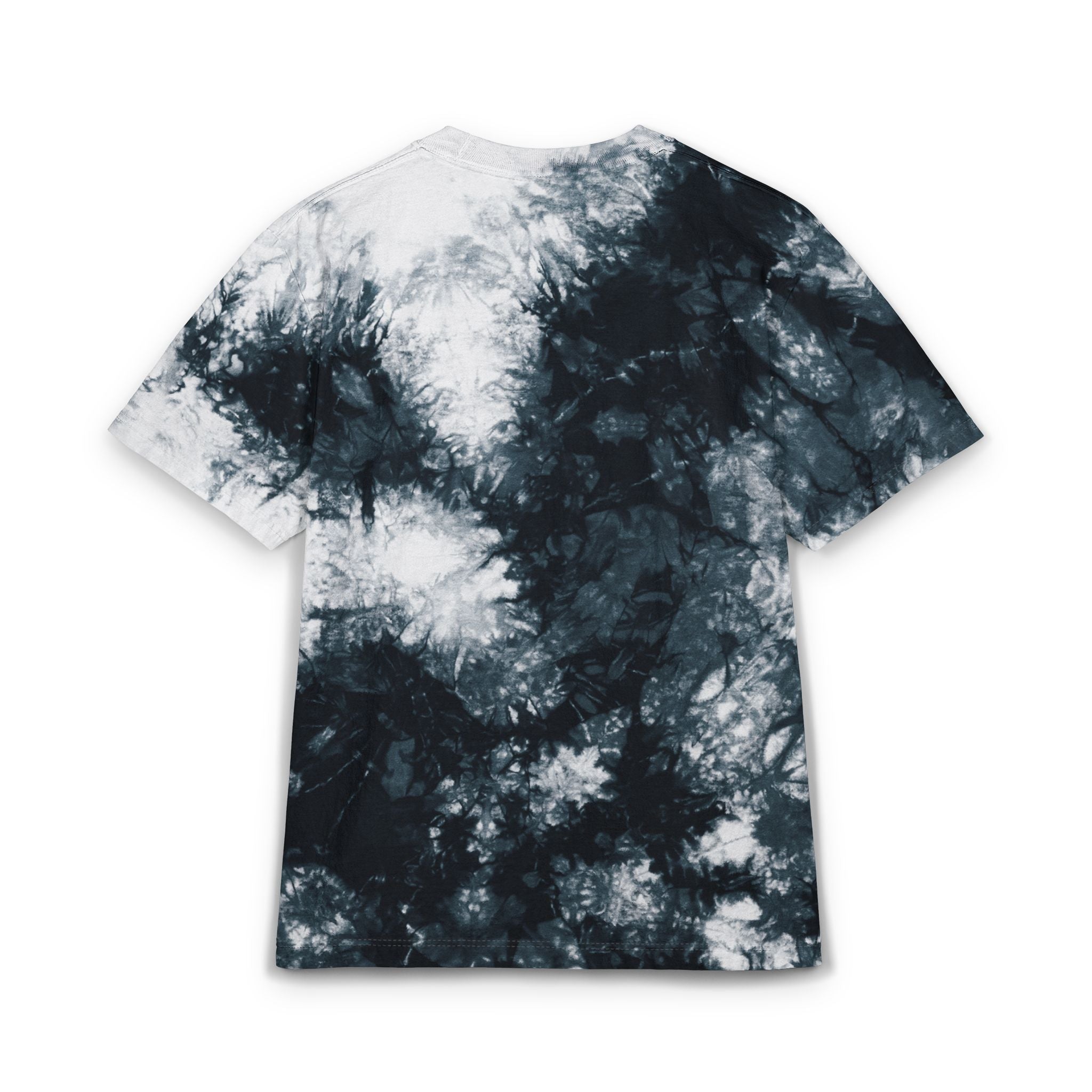 Tie-Dye Spiral Tee — "Don't Talk to Me Until I Had My Caffeine and Green" Embroidered Oversized T-Shirt